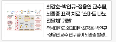 최강호-박인규-정용연 교수팀, 뇌졸중 표적 치료 ‘스마트 나노전달체’ 개발